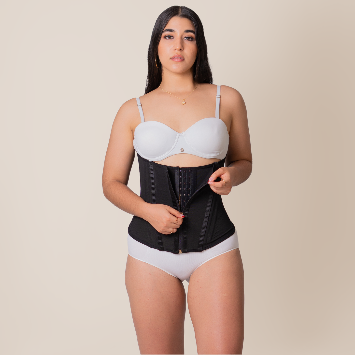 Hourglass Shaper Corset with Double Zipper